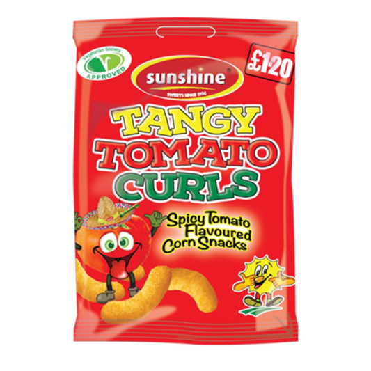 Tangy Tomato Curls - 12 x 100g