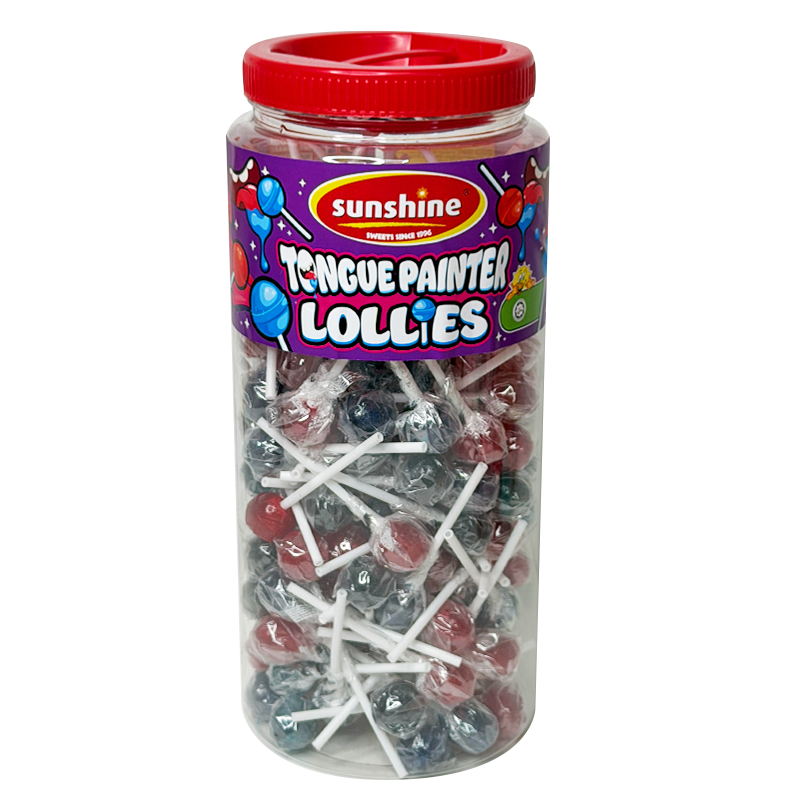 Tongue Painter Lollies Tub - 150 Lollies
