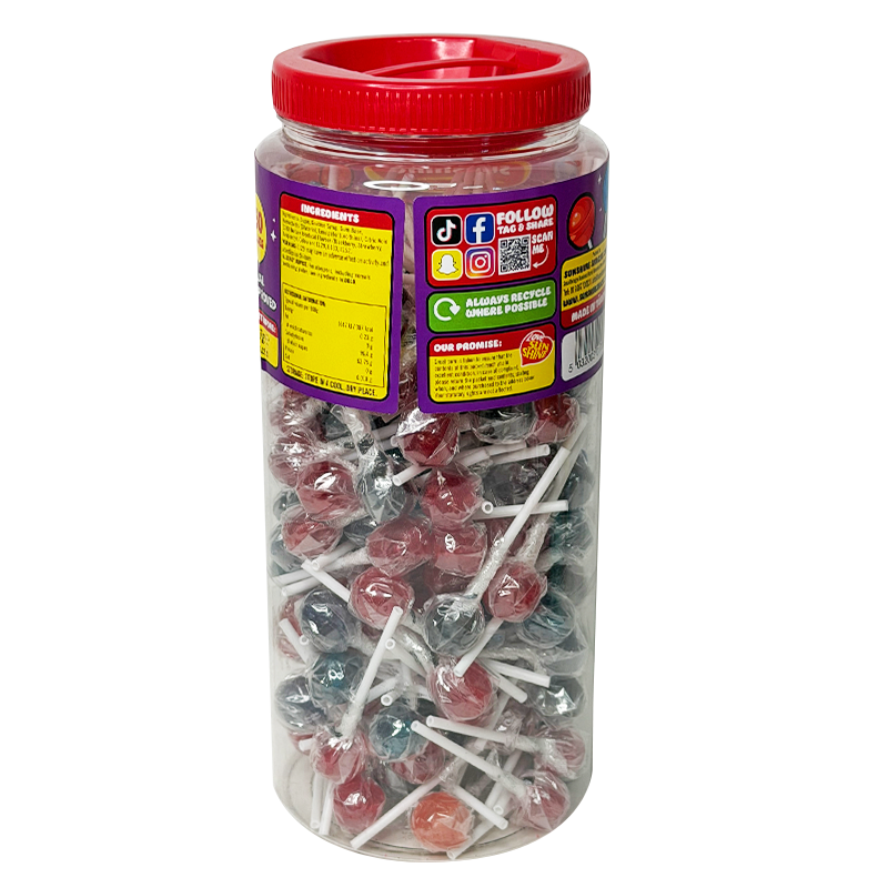 Tongue Painter Lollies Tub - 150 Lollies