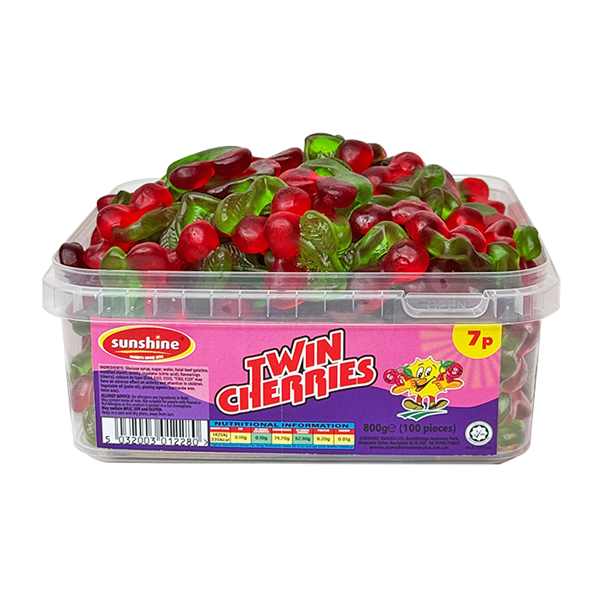 Twin Cherries Tub - 800g