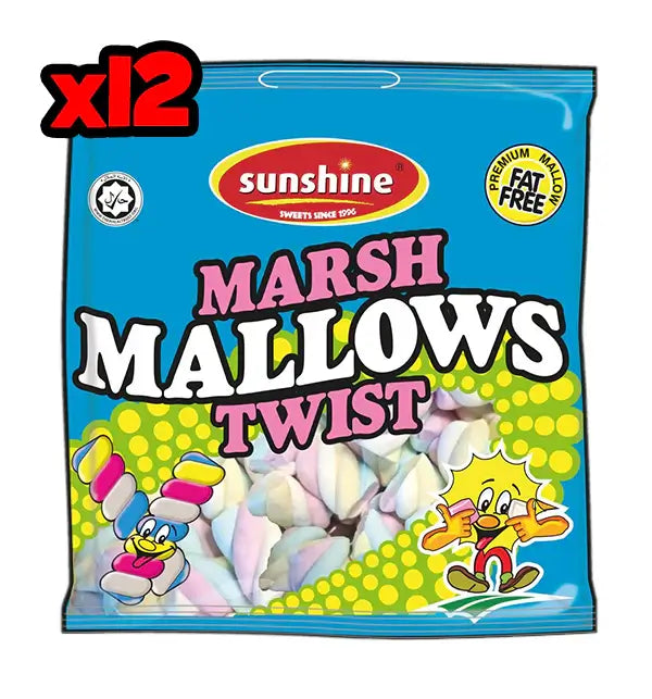 Twist Marshmallows - 1 x 12