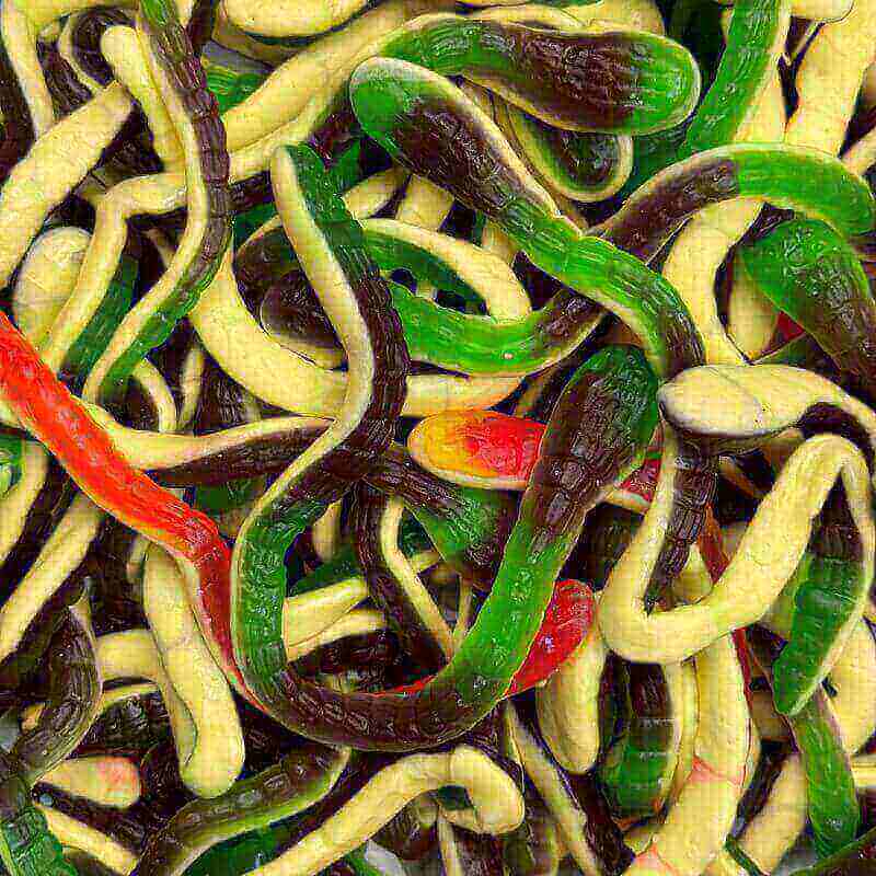Yellow Belly Gummy Snakes - 1kg