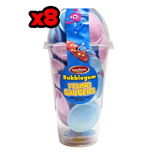 Bubblegum Flying Saucers - 8 x 40g