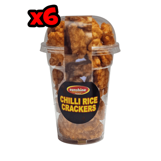 Chilli Rice Crackers - 6 x 75g