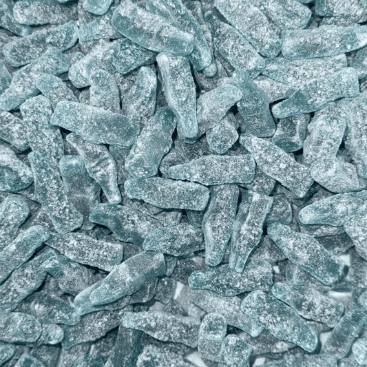 Fizzy Blue Raspberry Bottles - 1kg