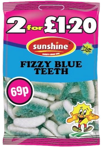 Fizzy Blue Teeth