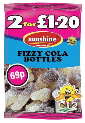 Fizzy Cola Bottles