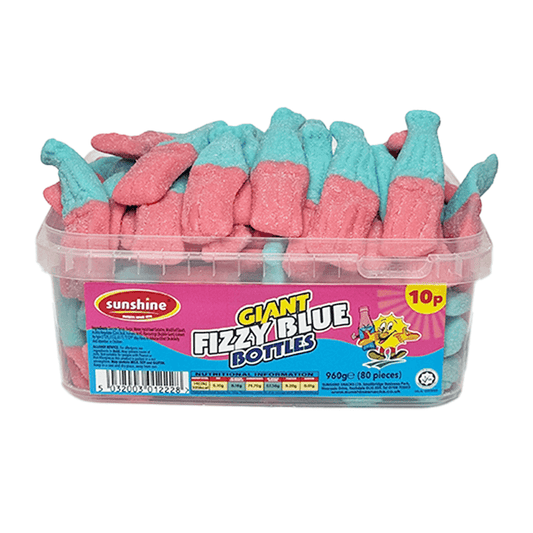 Giant Fizzy Blue Bottles Tub