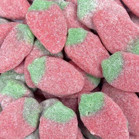 Giant Fizzy Strawberries - 1kg