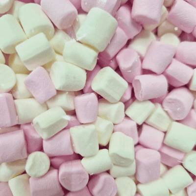 Mini Pink & White Marshmallows - 1kg