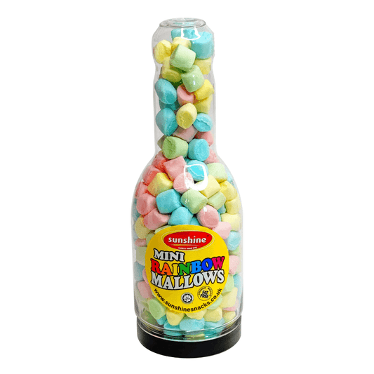 Mini Rainbow Mallows Bottle  - 180g