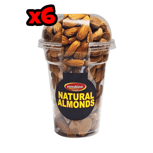 Natural Almonds - 6 x 180g