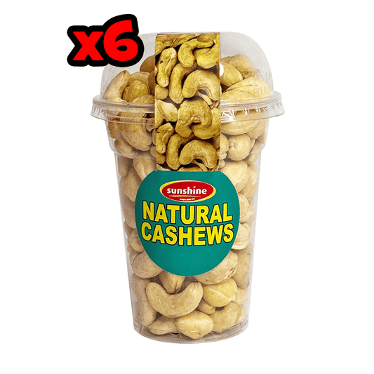 Natural Cashews - 6 x 170g