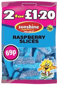 Raspberry Slices