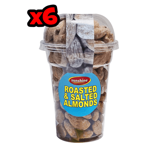 Roasted & Salted Almonds - 6 x 165g