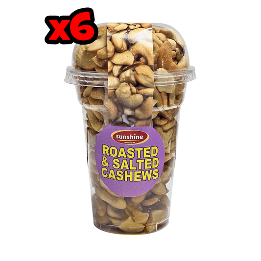 Roasted & Salted Cashews - 6 x 160g