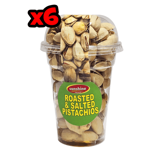 Roasted & Salted Pistachios - 6 x 140g