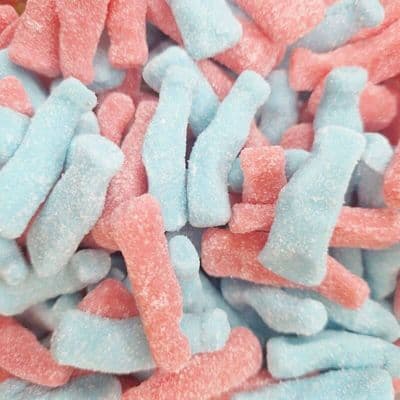 Sour Pink & Blue Bottles - 1kg