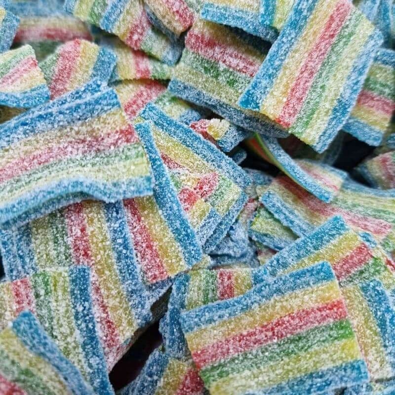 Sour Rainbow Belts - 1kg