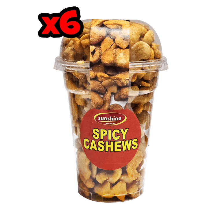 Spicy Cashews 6 x 155g Sunshine Snacks Ltd