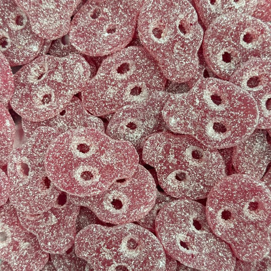 Vegan Fizzy Red Skulls - 1kg