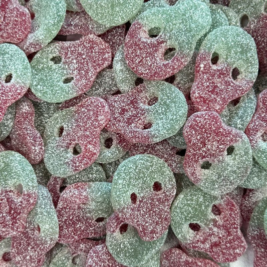 Vegan Fizzy Watermelon Skulls - 1kg
